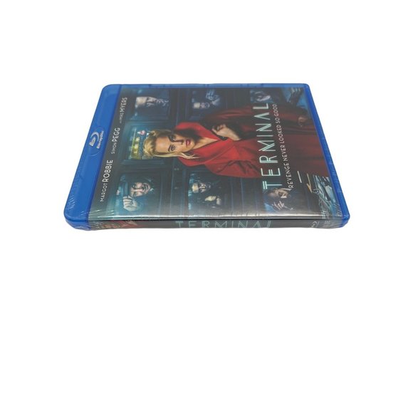 Terminal Blu-Ray Disc 2017 New Sealed Not Rated Margot Robbie Simon Pegg - Picture 3 of 3